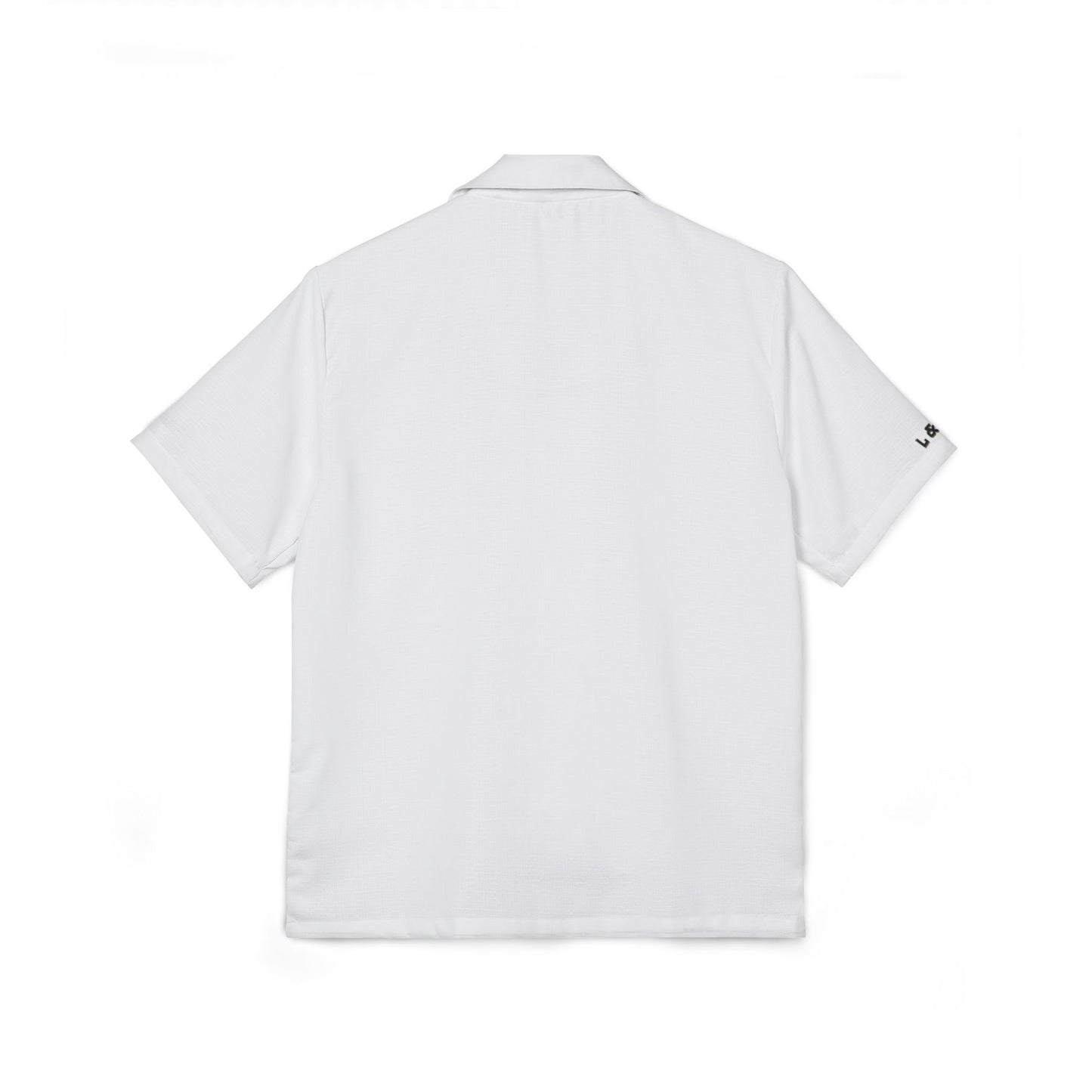 All-White Hawaiian Camp Shirt  - Made in the USA