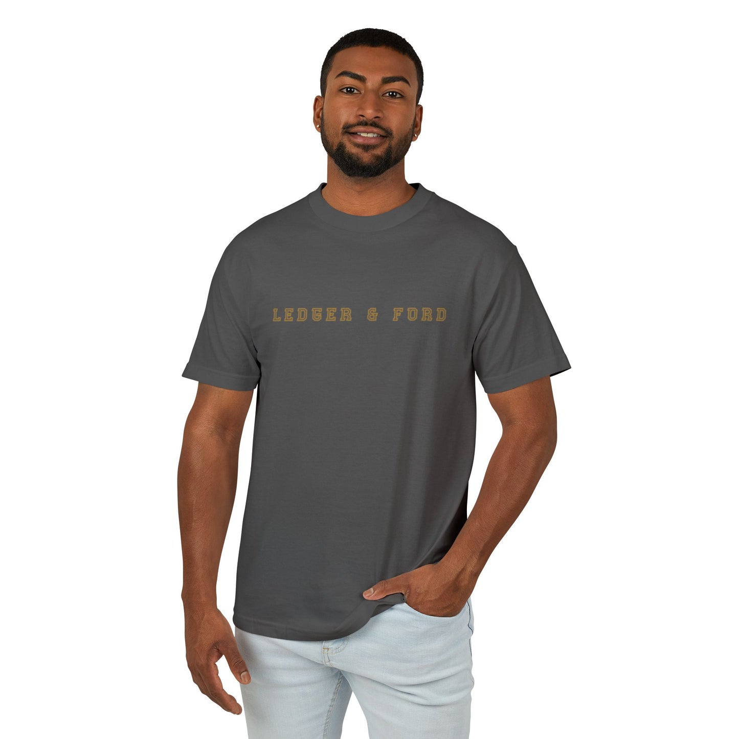 Ledger & Ford University Garment-Dyed Heavyweight Cotton Tee