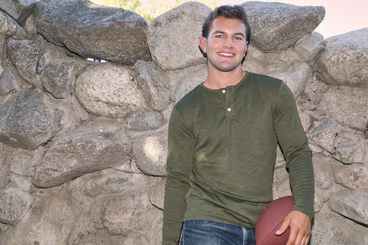 Folsom Henley (Olive)