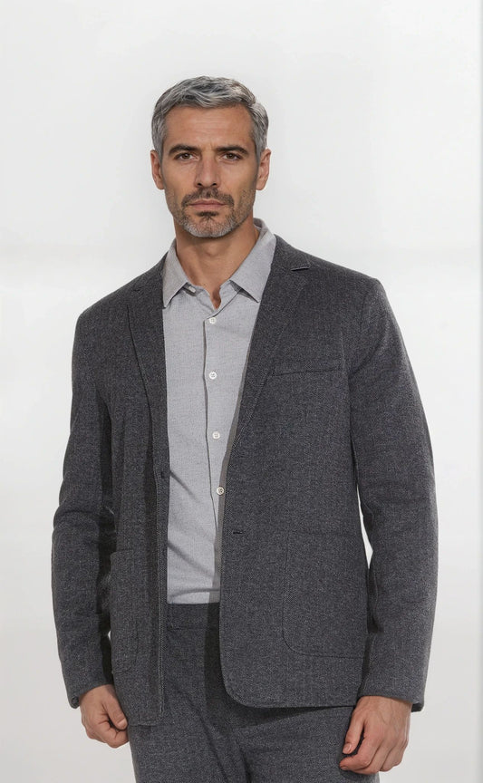 Cazadero Herringbone Knit Blazer