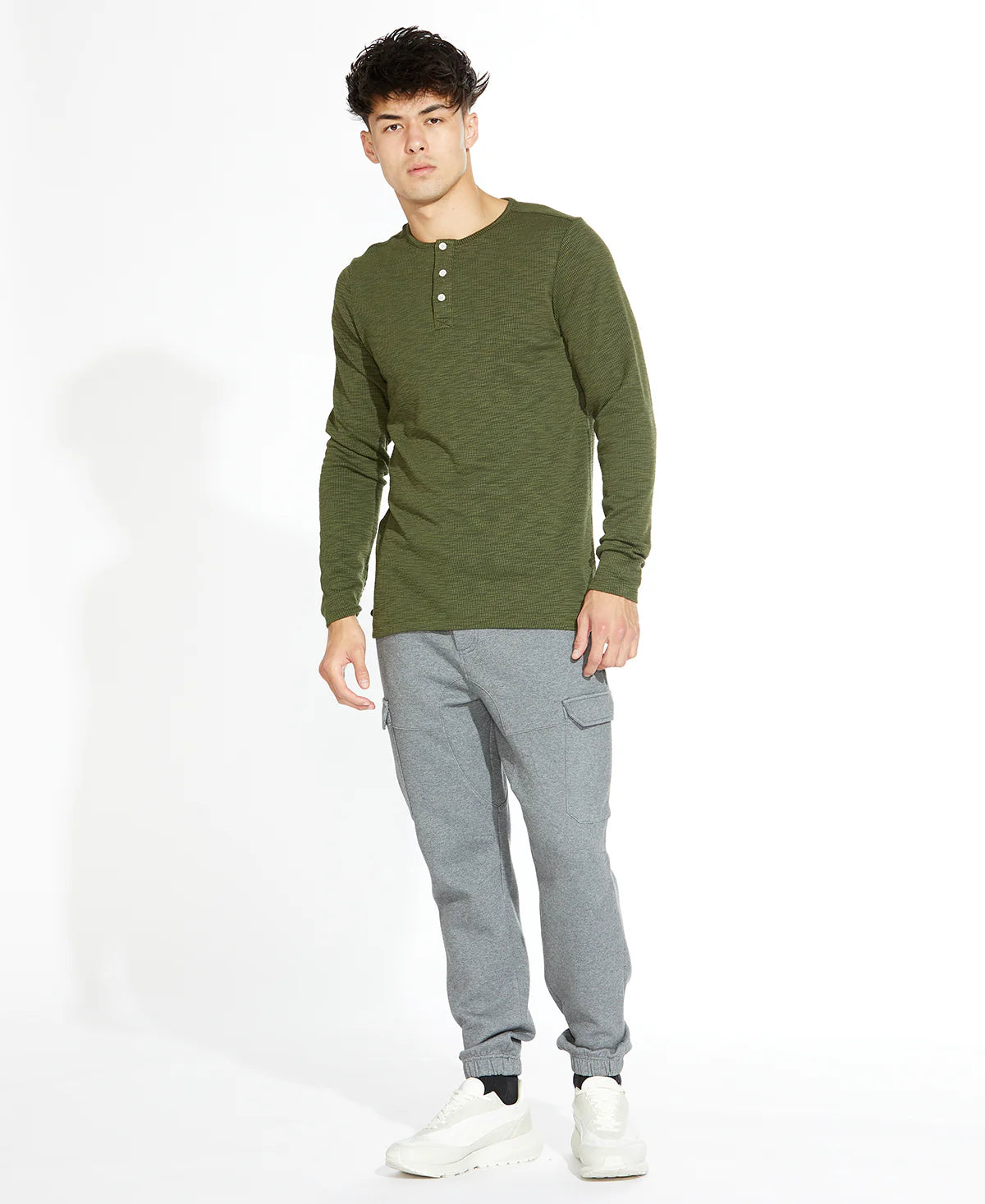 Folsom Henley (Olive)